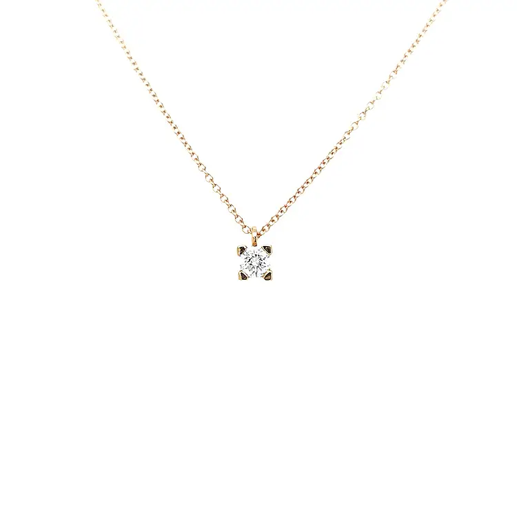 Zlatý Přívěsek s Diamantem