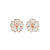 Zlaté Náušnice Chopard Happy Hearts Flower 84A085-5301