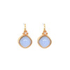 предпросмотр Zlaté Náušnice s Chalcedony a Diamanty