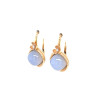 предпросмотр Zlaté Náušnice s Chalcedony a Diamanty