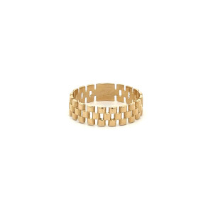 Zlatý Pánský Prsten Styl Rolex