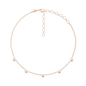 Zlatý Náhrdelník Chopard My Happy Hearts 81A088-5501