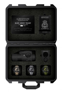 Graham Chronofighter Oversize Black Arrow Set