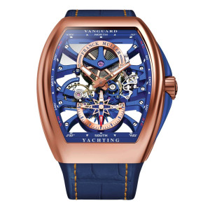 Franck Muller Vanguard Anchor Yachting V45 S6 SQT 5N YACHT NC BL