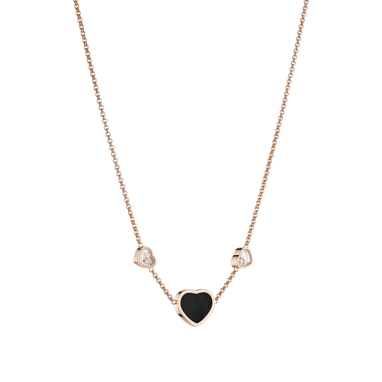 подробности Zlatý Náhrdelník Chopard Happy Hearts 81A082-5201