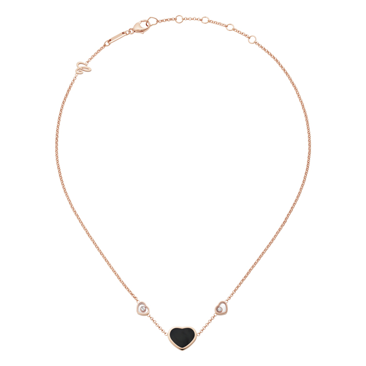 подробности Zlatý Náhrdelník Chopard Happy Hearts 81A082-5201