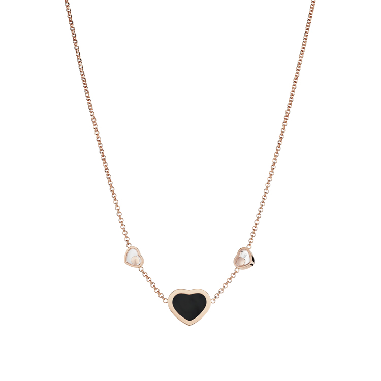 подробности Zlatý Náhrdelník Chopard Happy Hearts 81A082-5201