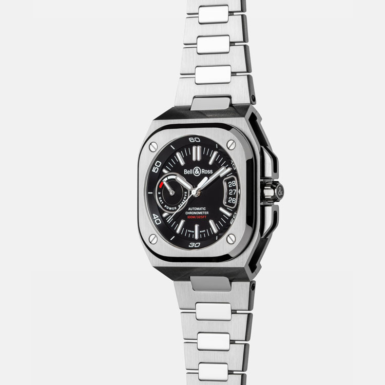 подробности Bell & Ross BR-X5 Black Steel BRX5R-BL-ST/SST