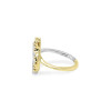 náhled Zlatý Prsten se Zirkony z Kombinovaného Zlata