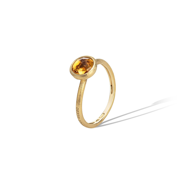 detail Zlatý Prsten s Citrínem Marco Bicego Jaipur