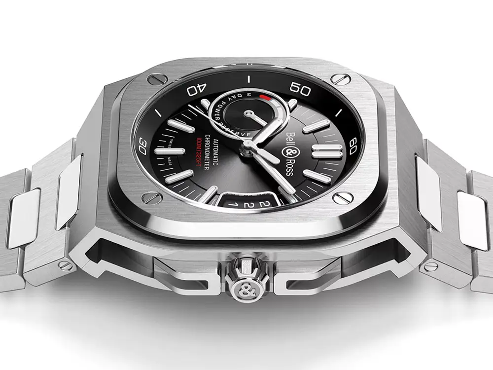 Bell & Ross BR-X5 Ice Blue Steel BRX5R-IB-ST/SRB
