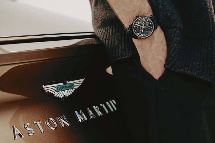 Hodinky Neo bridges Aston Martin z dílny Girard-Perregaux propojují dva luxusní světy