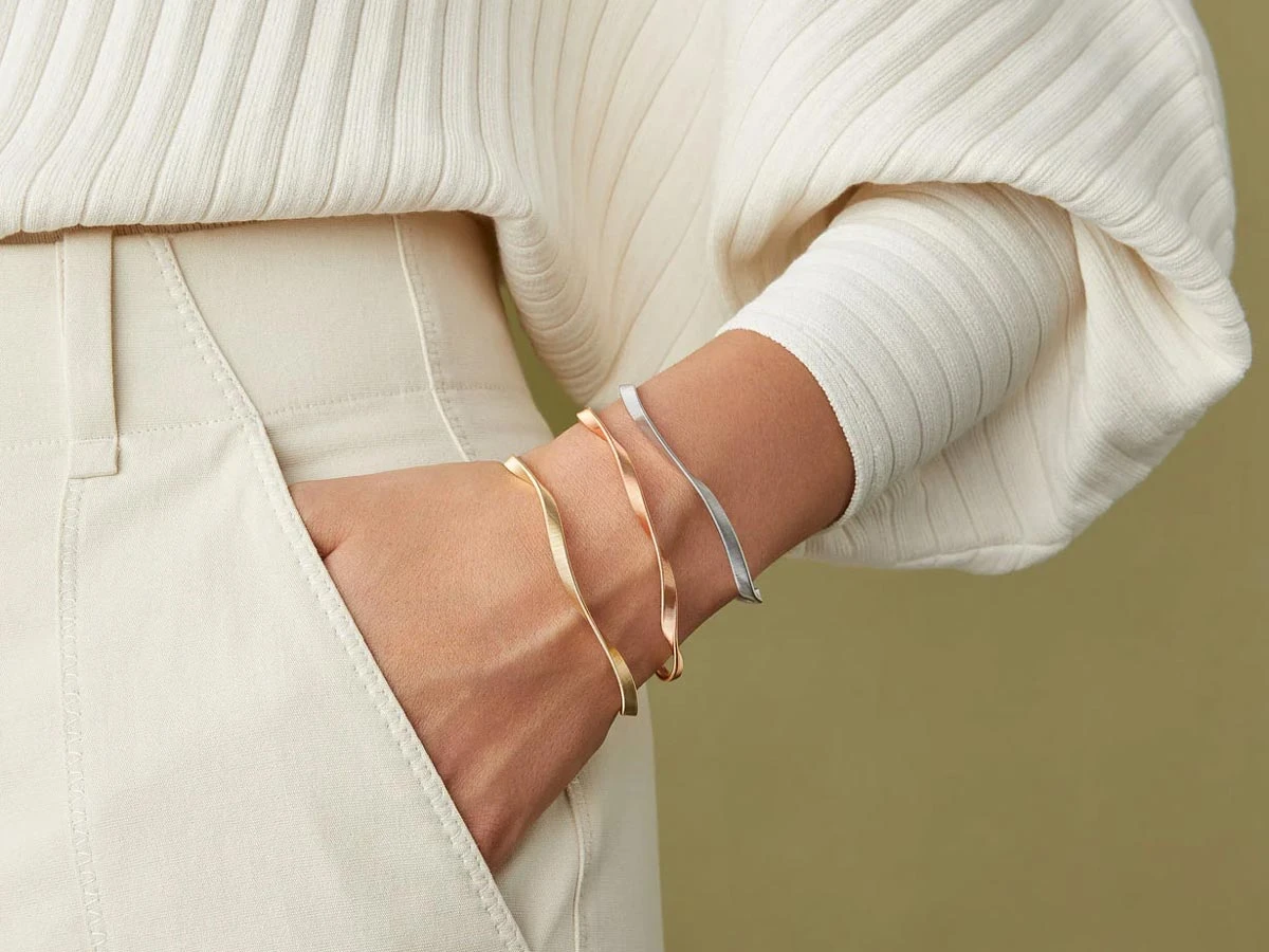 Gold Marco Bicego Marrakech Bracelet BG750 W 01