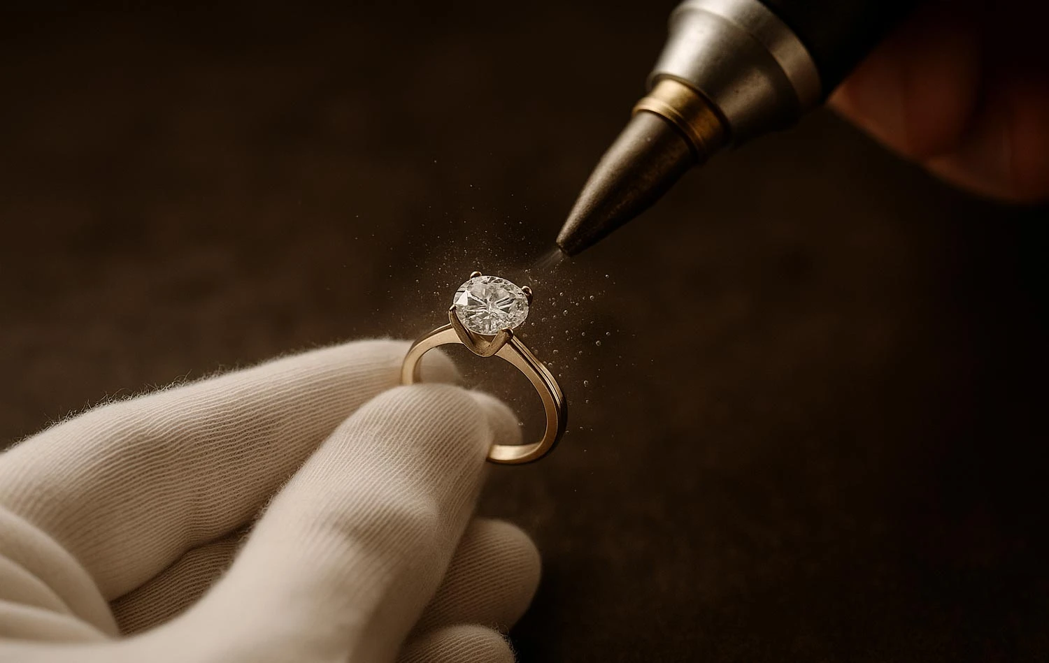 Lifetime warranty and free jewellery maintenance