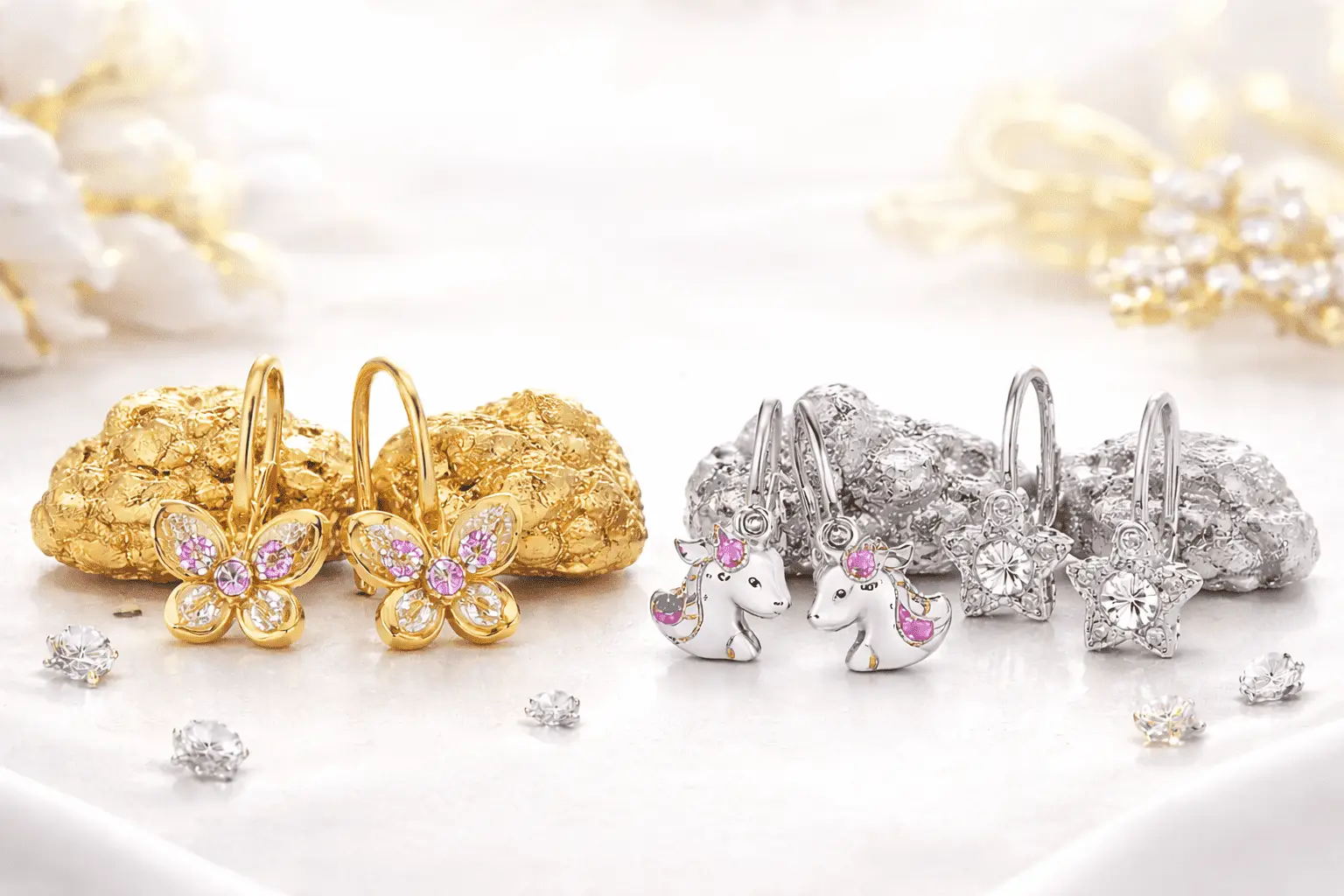 Jak vybrat dětské náušnice: kdy je pořídit a na co si dát pozor