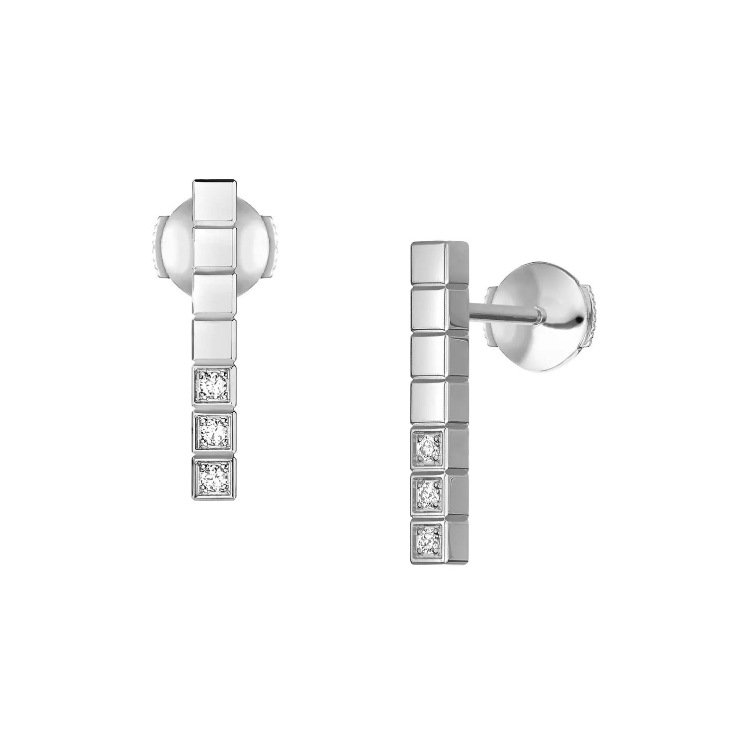 Zlaté Náušnice Chopard Ice Cube Pure 837702-1002