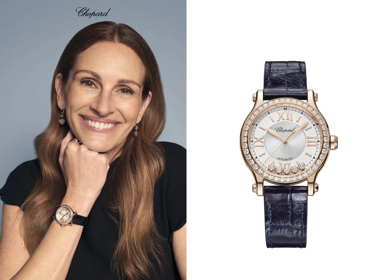 Julia Roberts propůjčila svůj úsměv hodinkám a šperkům Chopard