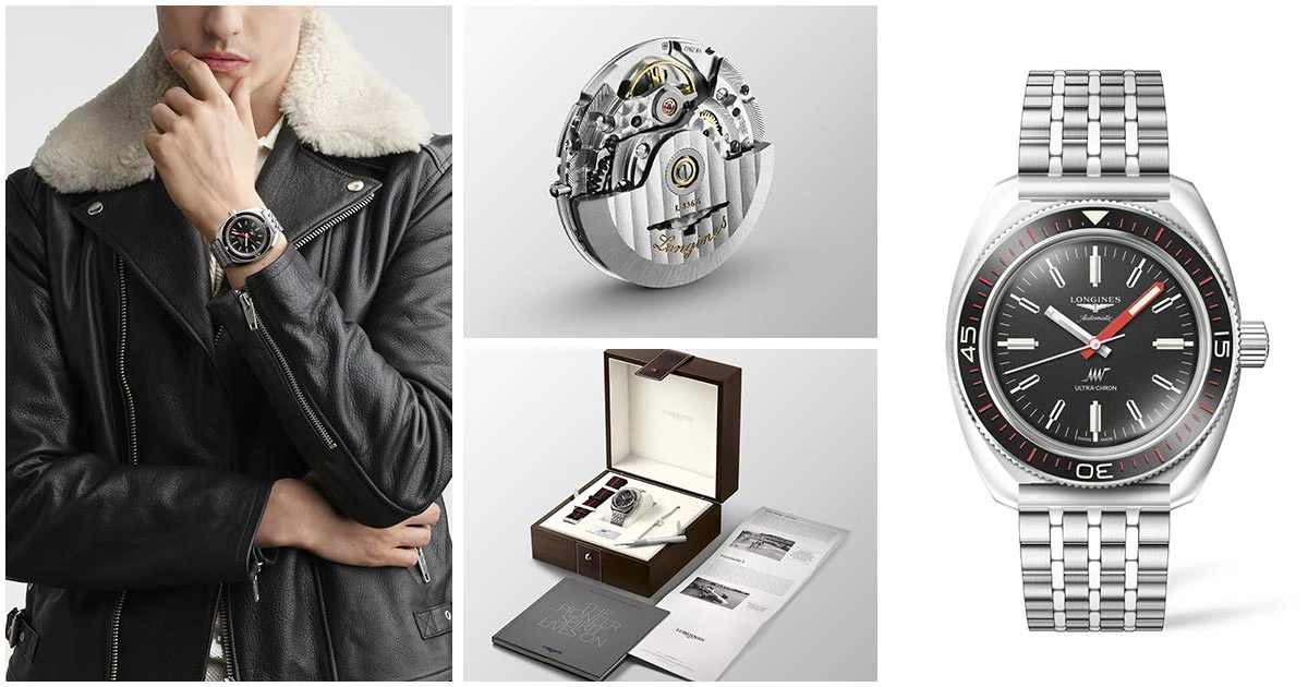 Hodinky Longines Ultra-Chron se strojkem Diver jsou vítaným letním osvěžením