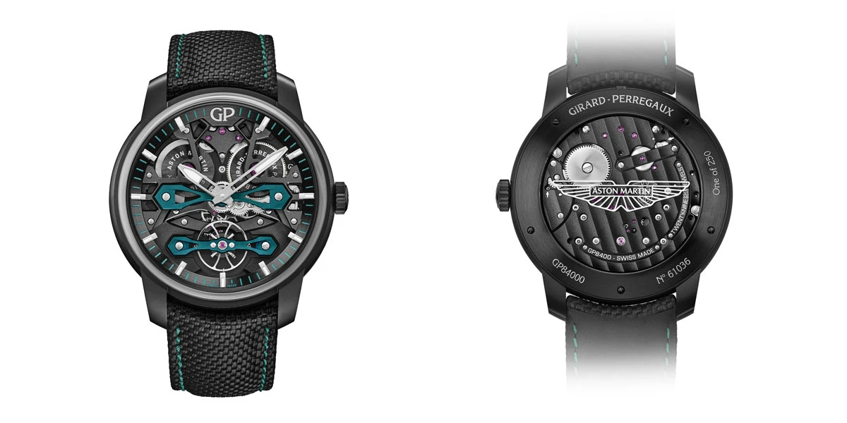 Hodinky Neo bridges Aston Martin z dílny Girard-Perregaux propojují dva luxusní světy