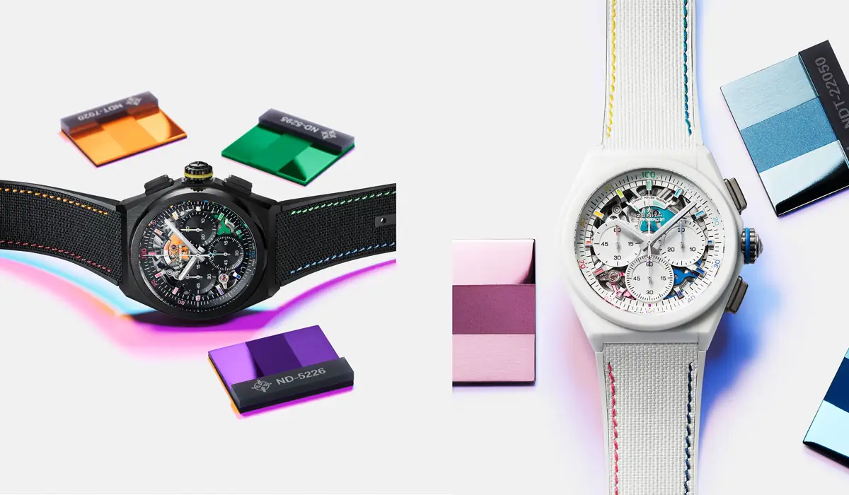 Výrazný model hodinek Zenith Defy 21 Chroma se vrací ve dvou limitovaných provedeních