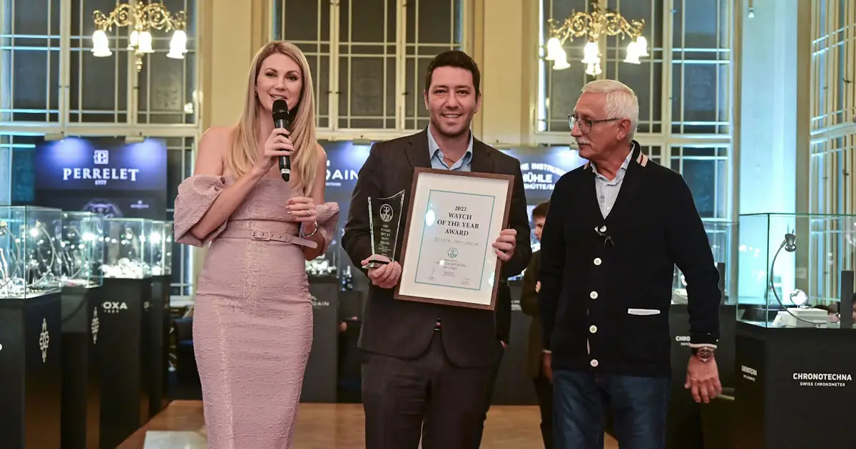 Model Zenith Defy Skyline triumfuje v kategorii hodinky roku