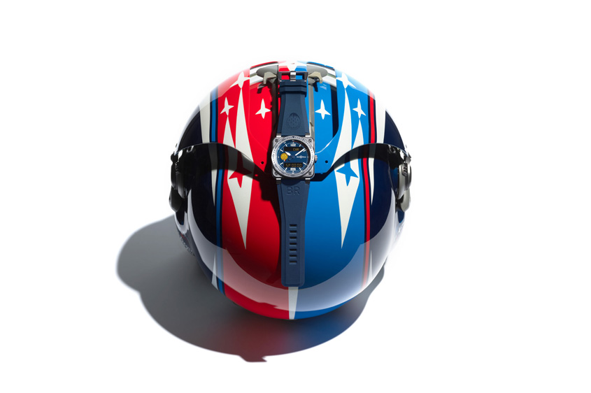 Letecký akrobat mezi hodinkami Bell & Ross BR 03 Type A Patrouille de France